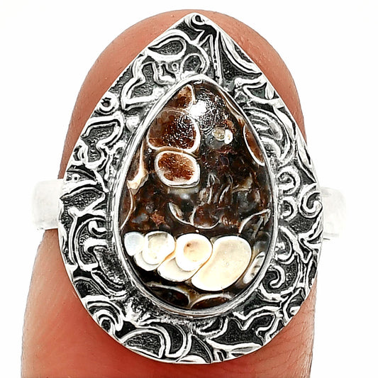Natural Turtella Jasper - USA Ring size-7 R-1649 SDR236583