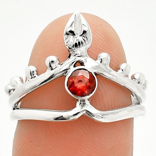 Hessonite Garnet - Madagascar Ring size-7 R-1467 SDR236712