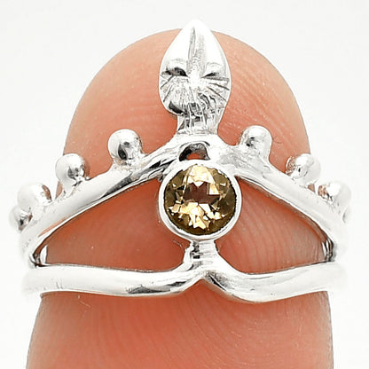 Natural Smoky Quartz - Brazil Ring size-5 R-1467 SDR236748