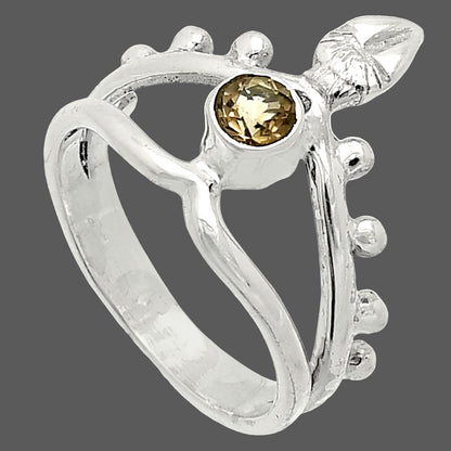 Natural Smoky Quartz - Brazil Ring size-5 R-1467 SDR236748