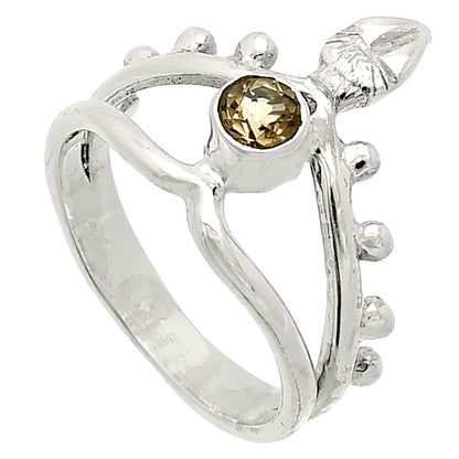 Natural Smoky Quartz - Brazil Ring size-5 R-1467 SDR236748