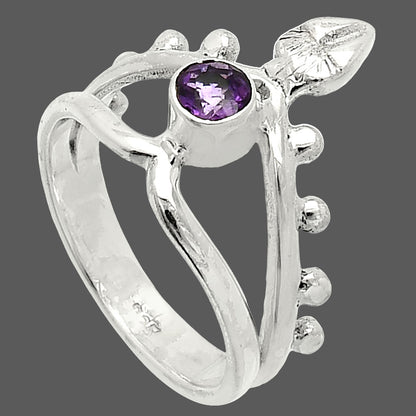 Natural African Amethyst Ring size-5 R-1467 SDR236750