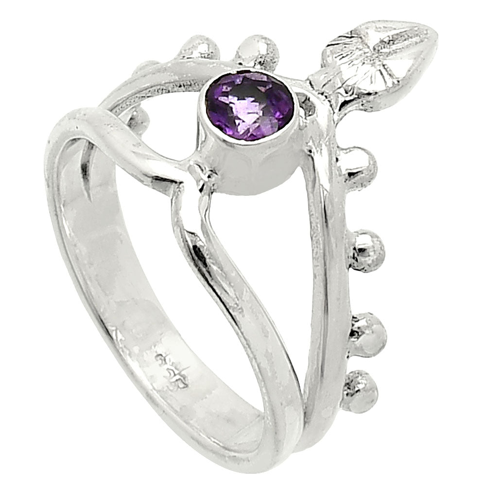 Natural African Amethyst Ring size-5 R-1467 SDR236750