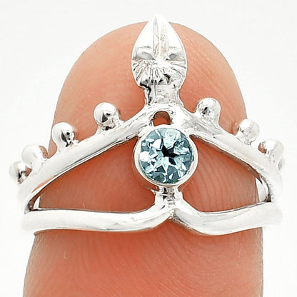 Natural Sky Blue Topaz Ring size-6.5 R-1467 SDR236760