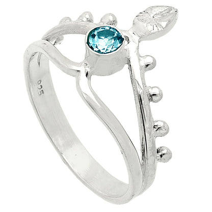 Natural Sky Blue Topaz Ring size-9 R-1467 SDR236763