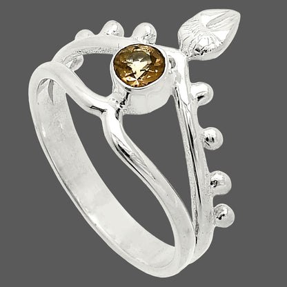 Natural Smoky Quartz - Brazil Ring size-8 R-1467 SDR236778