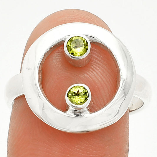 Natural Peridot Ring size-9 R-1540 SDR236799