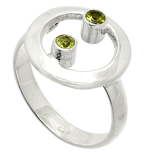 Natural Peridot Ring size-9 R-1540 SDR236799