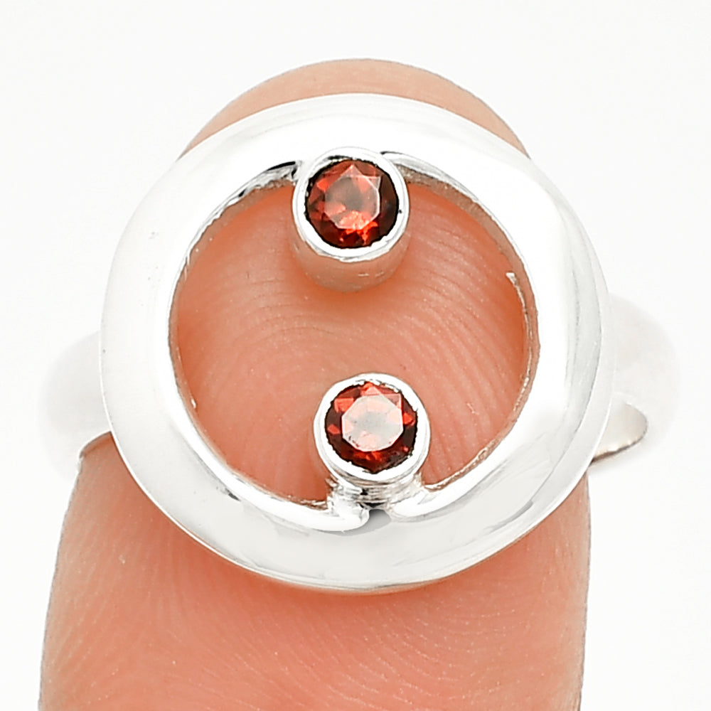 Hessonite Garnet - Madagascar Ring size-8 R-1540 SDR236821