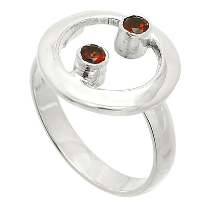 Hessonite Garnet - Madagascar Ring size-8 R-1540 SDR236821