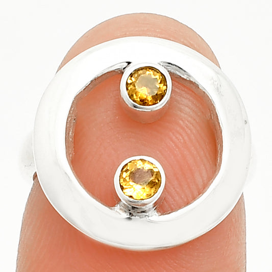 Natural Citrine Ring size-5 R-1540 SDR236828