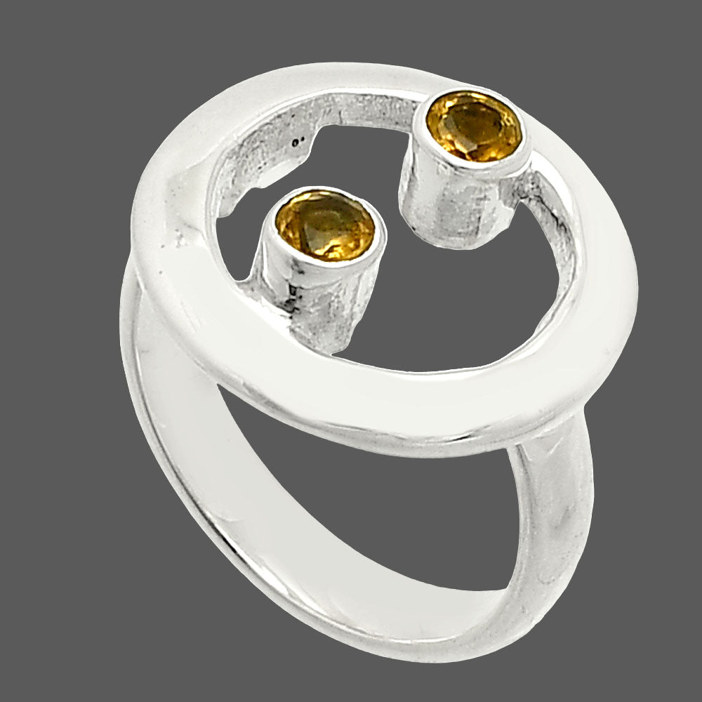Natural Citrine Ring size-5 R-1540 SDR236828