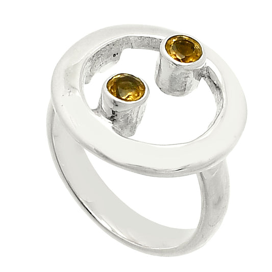 Natural Citrine Ring size-5 R-1540 SDR236828