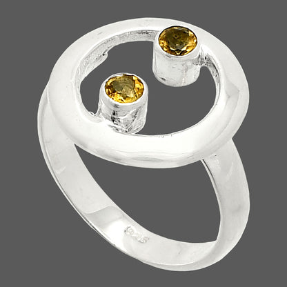 Natural Citrine Ring size-8 R-1540 SDR236829