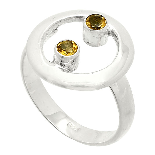 Natural Citrine Ring size-8 R-1540 SDR236829