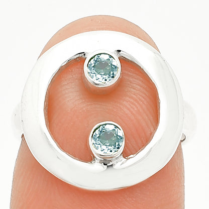 Natural Aquamarine - Brazil Ring size-5.5 R-1540 SDR236836