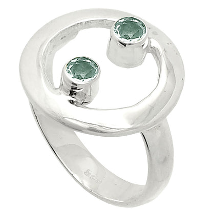 Natural Aquamarine - Brazil Ring size-5.5 R-1540 SDR236836