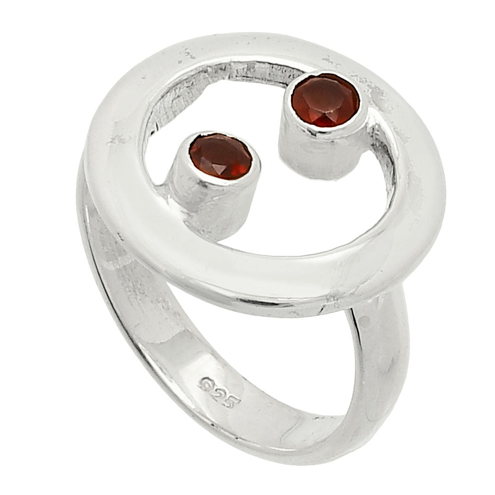 Hessonite Garnet - Madagascar Ring size-5 R-1540 SDR236847