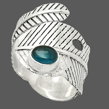 Adjustable Feather London Blue Topaz Ring size-8 R-1473 SDR237032