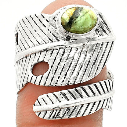 Adjustable Feather - Serpentine Ring size-7 R-1473 SDR237037