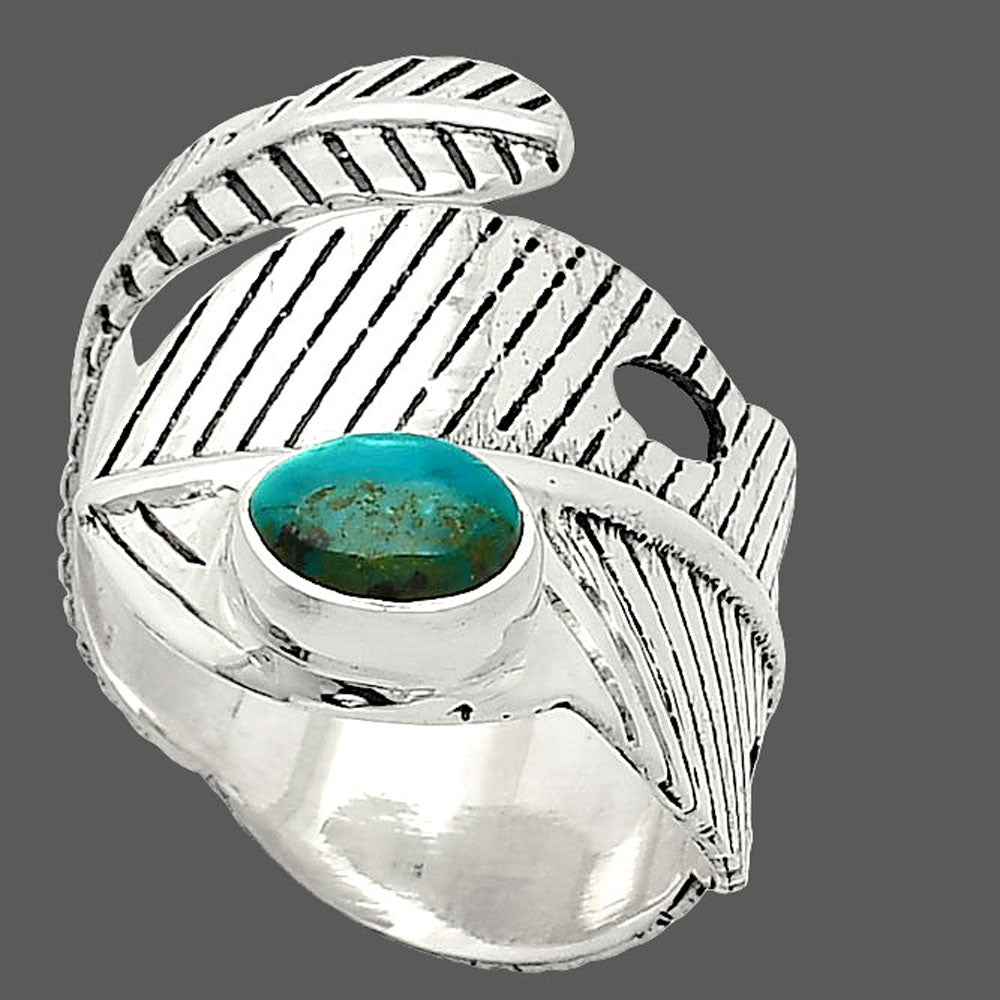 Adjustable Feather Peruvian Opalina Ring size-7 R-1473 SDR237045
