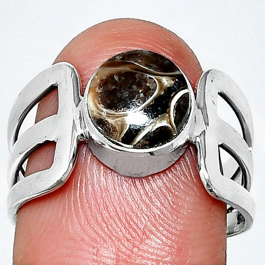 Natural Turtella Jasper - USA Ring size-8.5 R-1162 SDR237491