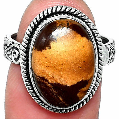 Natural Outback Jasper Ring size-7.5 R-1067 SDR237605