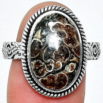 Natural Turtella Jasper - USA Ring size-9.5 R-1067 SDR237621