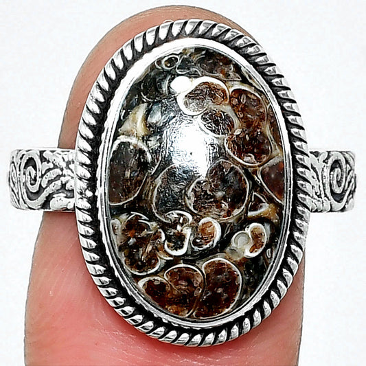 Natural Turtella Jasper - USA Ring size-9.5 R-1067 SDR237621