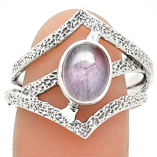 Natural Amethyst Cab - Brazil Ring size-9 R-1471 SDR237964