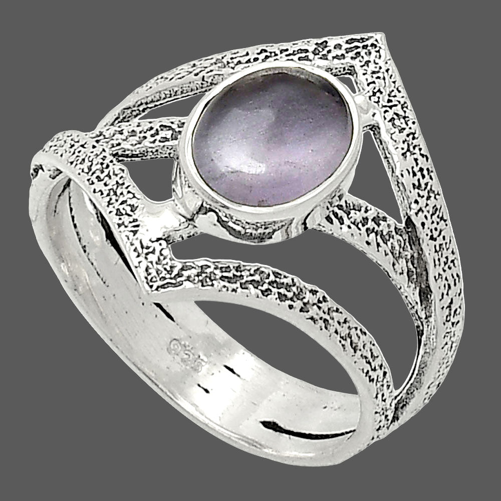 Natural Amethyst Cab - Brazil Ring size-9 R-1471 SDR237964