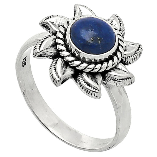 Sun - Lapis Lazuli - Afghanistan Ring size-8 R-1617 SDR238472