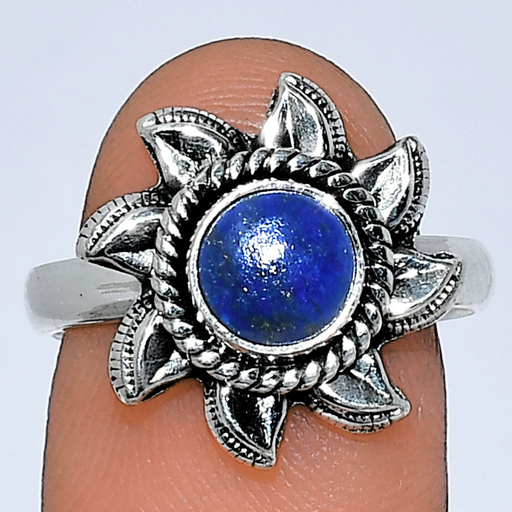 Sun - Lapis Lazuli - Afghanistan Ring size-8 R-1617 SDR238493