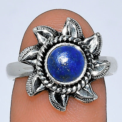 Sun - Lapis Lazuli - Afghanistan Ring size-8 R-1617 SDR238493