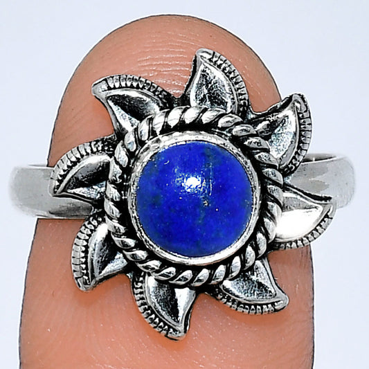 Sun - Lapis Lazuli - Afghanistan Ring size-8 R-1617 SDR238525