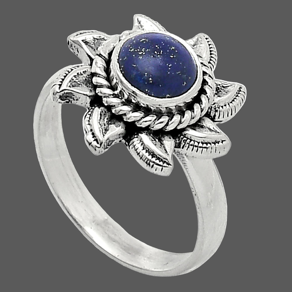 Sun - Lapis Lazuli - Afghanistan Ring size-7.5 R-1617 SDR238529