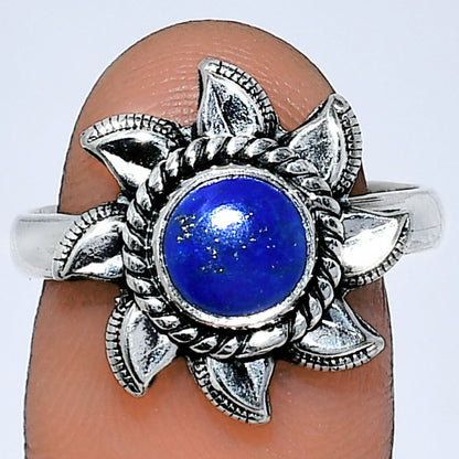 Sun - Lapis Lazuli - Afghanistan Ring size-8 R-1617 SDR238534