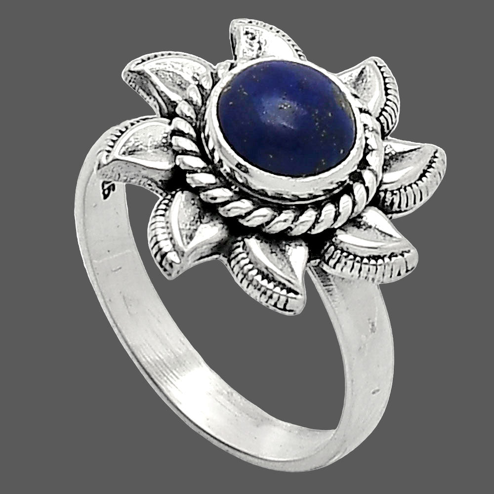 Sun - Lapis Lazuli - Afghanistan Ring size-7 R-1617 SDR238538
