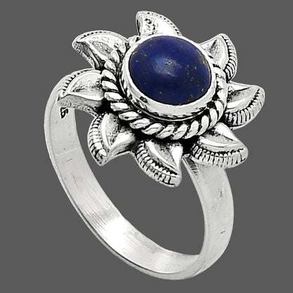 Sun - Lapis Lazuli - Afghanistan Ring size-7 R-1617 SDR238538