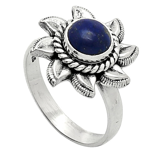 Sun - Lapis Lazuli - Afghanistan Ring size-7 R-1617 SDR238538