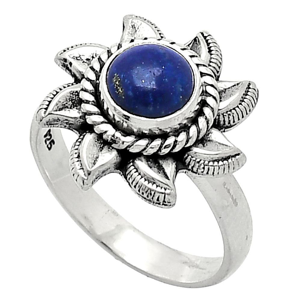 Sun - Lapis Lazuli - Afghanistan Ring size-7 R-1617 SDR238542