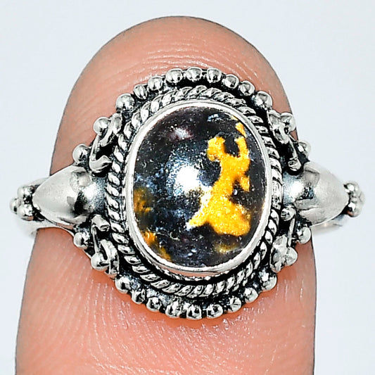 Natural Indian Blanket Jasper Ring size-7.5 R-1291 SDR238692