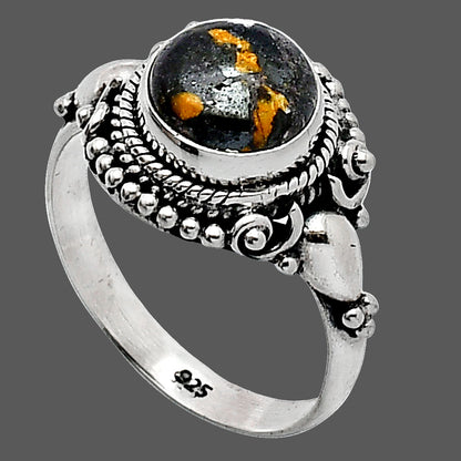 Natural Indian Blanket Jasper Ring size-7.5 R-1291 SDR238707
