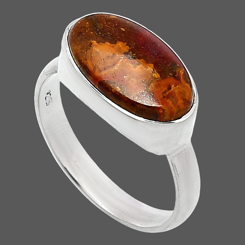 Natural Rare Cady Mountain Agate Ring size-8 R-1057 SDR239111