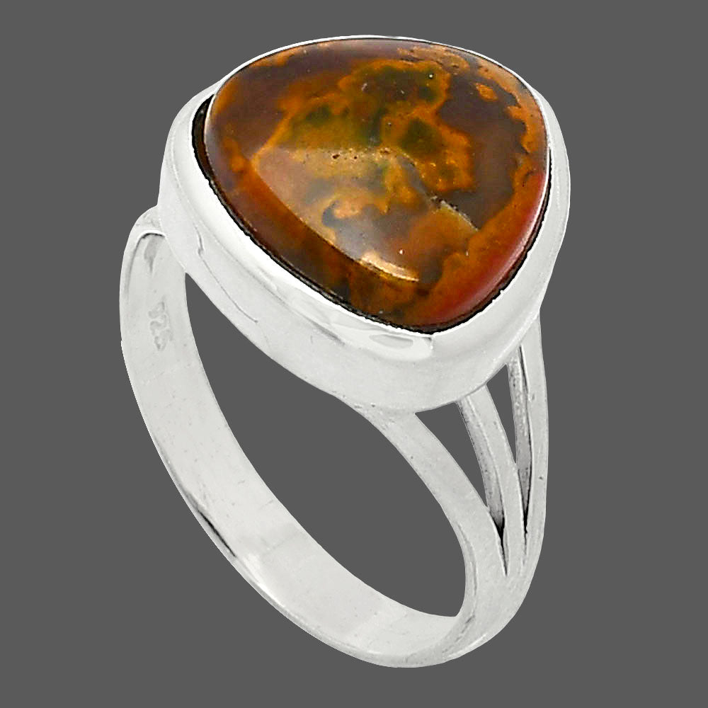 Natural Rare Cady Mountain Agate Ring size-7.5 R-1006 SDR239170