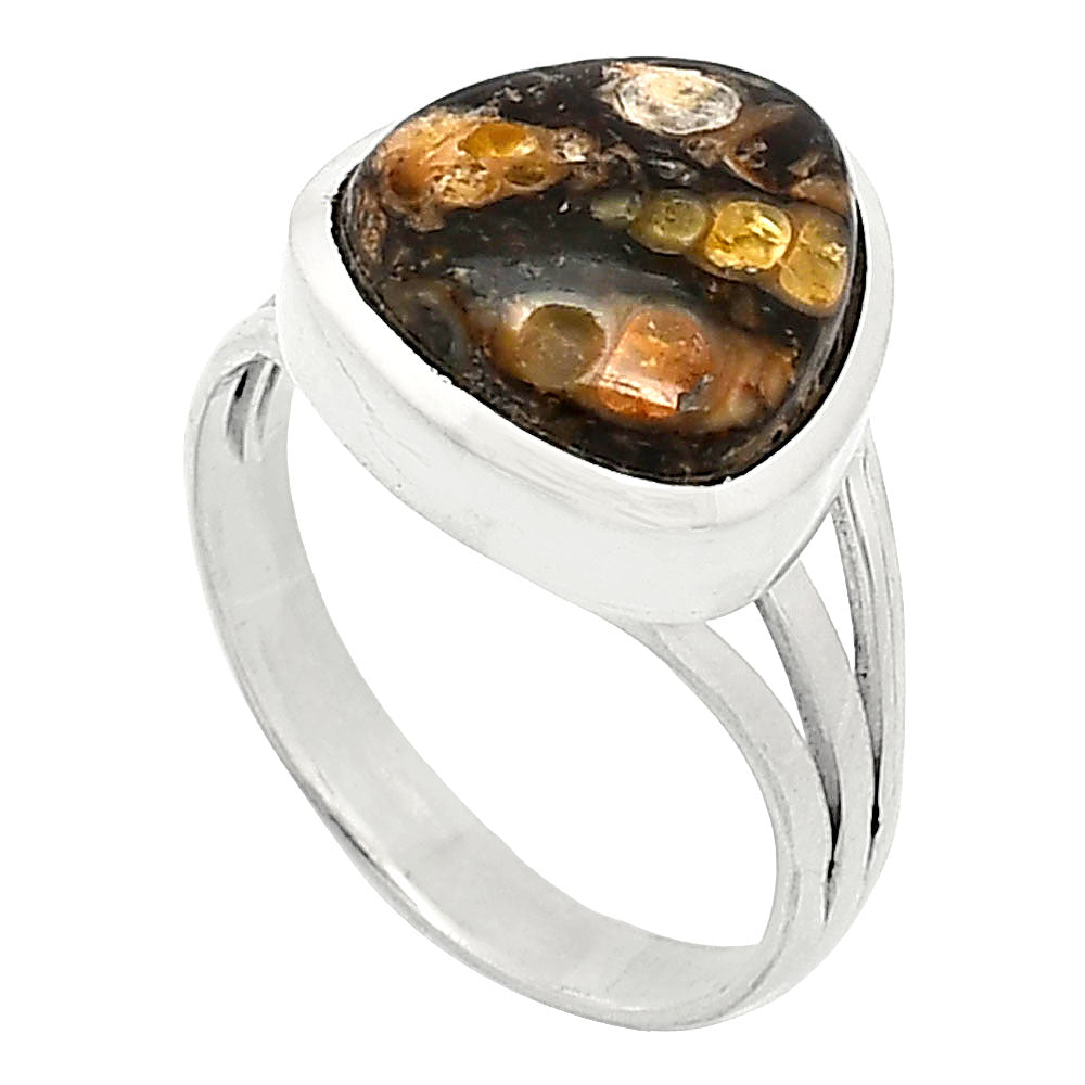 Natural Turtella Jasper - USA Ring size-6.5 R-1006 SDR239199