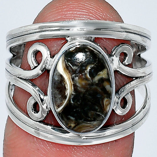 Natural Turtella Jasper - USA Ring size-7.5 R-1132 SDR239242