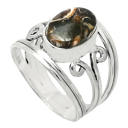 Natural Turtella Jasper - USA Ring size-7.5 R-1132 SDR239242