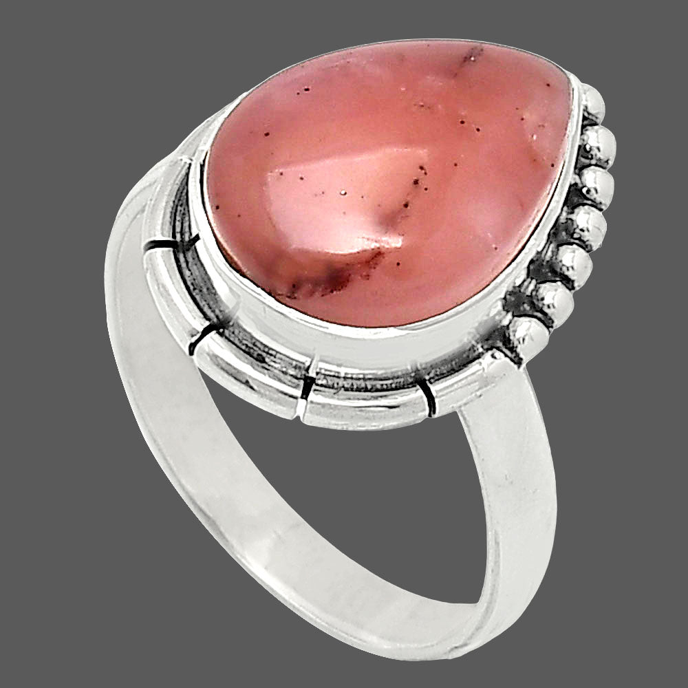 Natural Guava Quartz - Brazil Ring size-8 R-1151 SDR239440