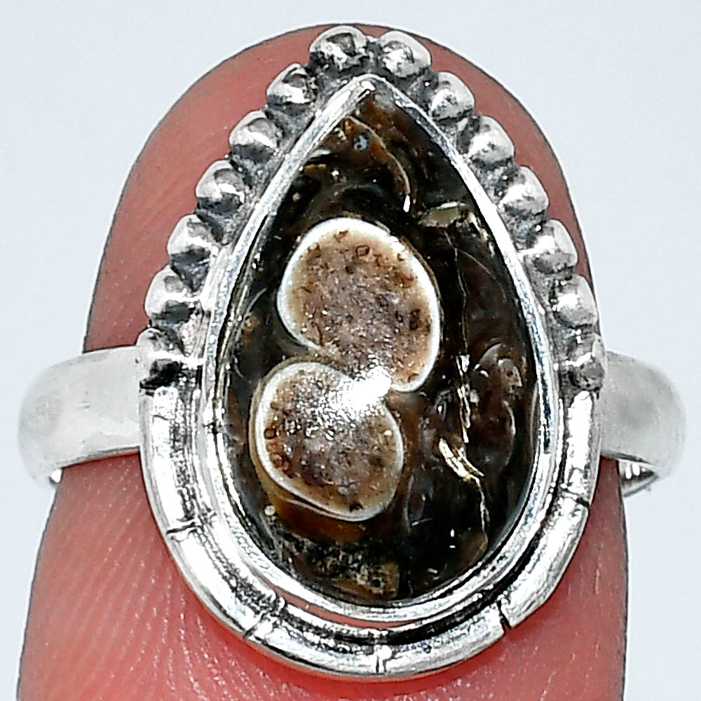 Natural Turtella Jasper - USA Ring size-7 R-1151 SDR239477
